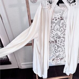 Dana Buchman Vanilla Lace Cardigan